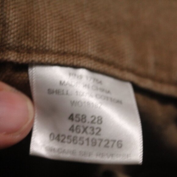 Keys Men Brown Carpentar Pants Workwear Size 46X32 - Picture 8 of 9